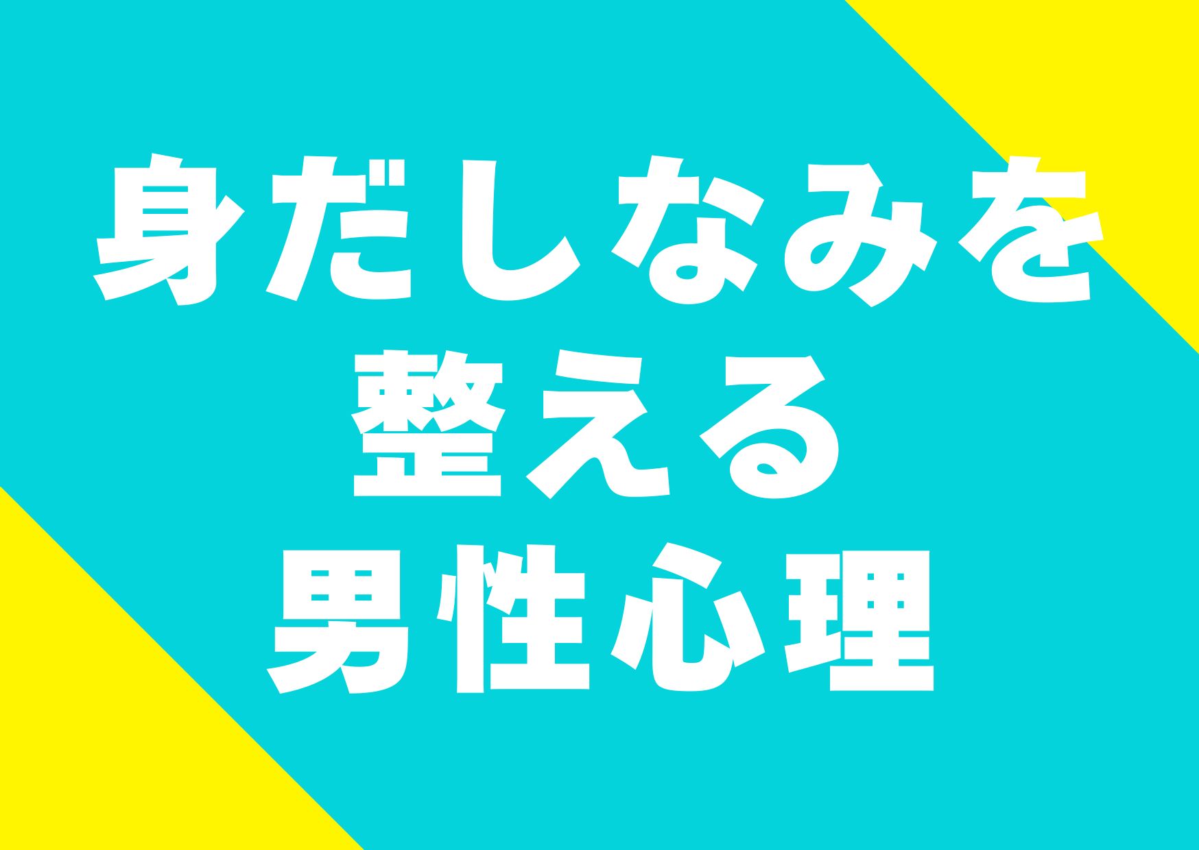 midasinami-totonoeru-danseisinri