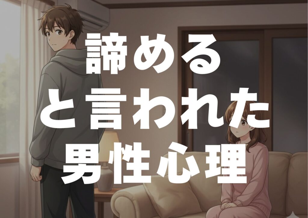 akirameruto-iwareta-danseisinri