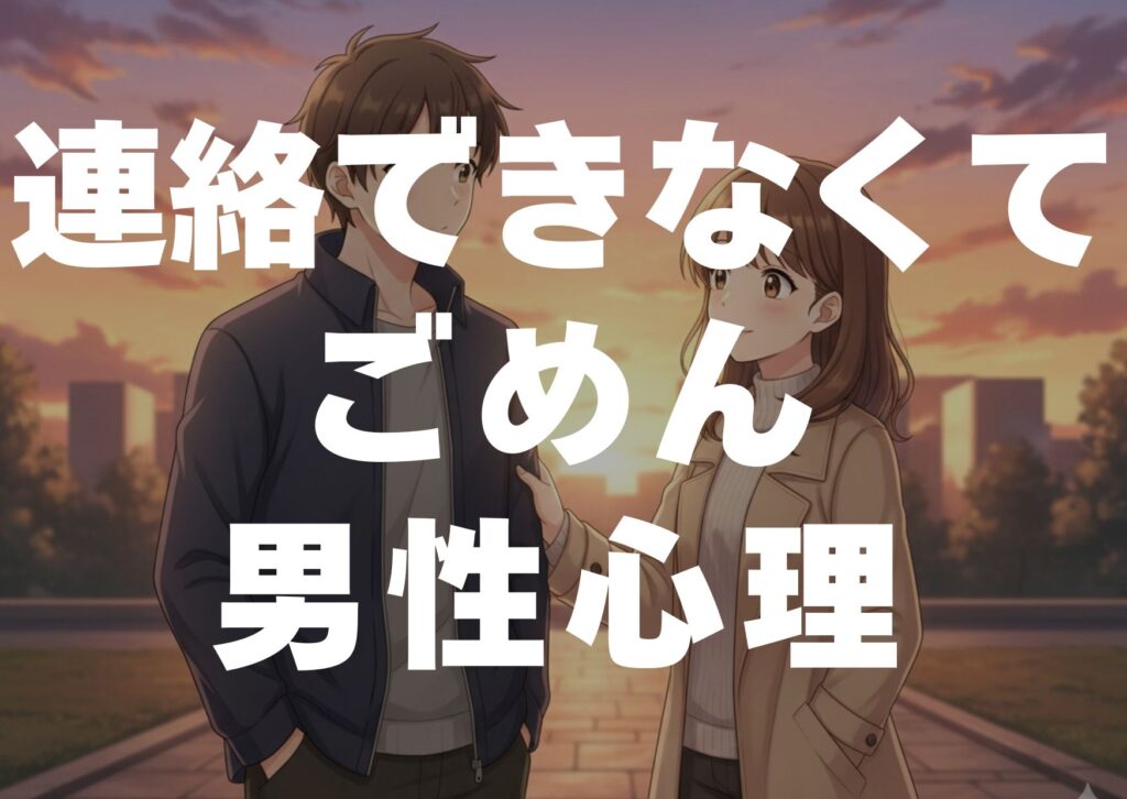 renraku-dekinakute-gomen-danseisinri