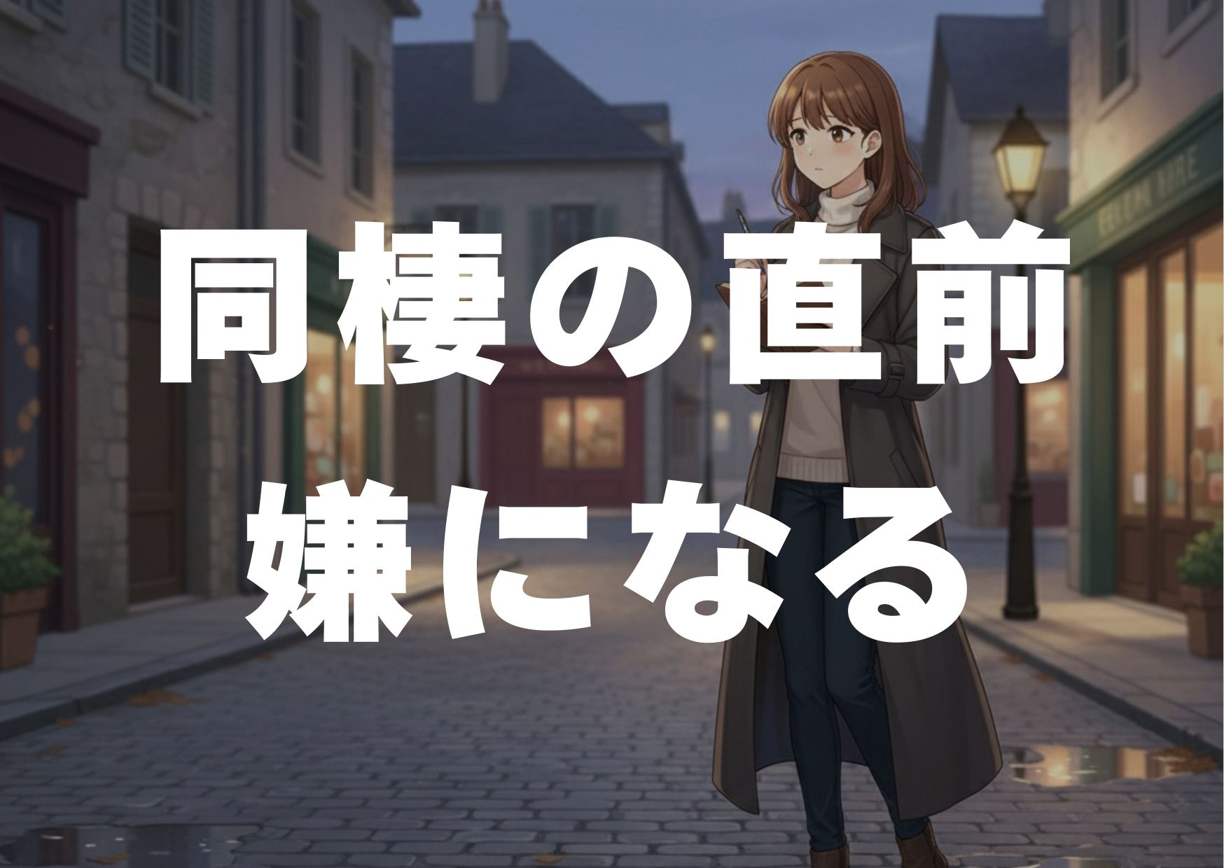 douseityokuzeniyaninaru