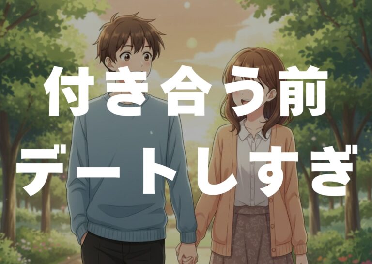 【付き合う前にデートしすぎ】男性心理と脈あり確認！見切りは半年？
