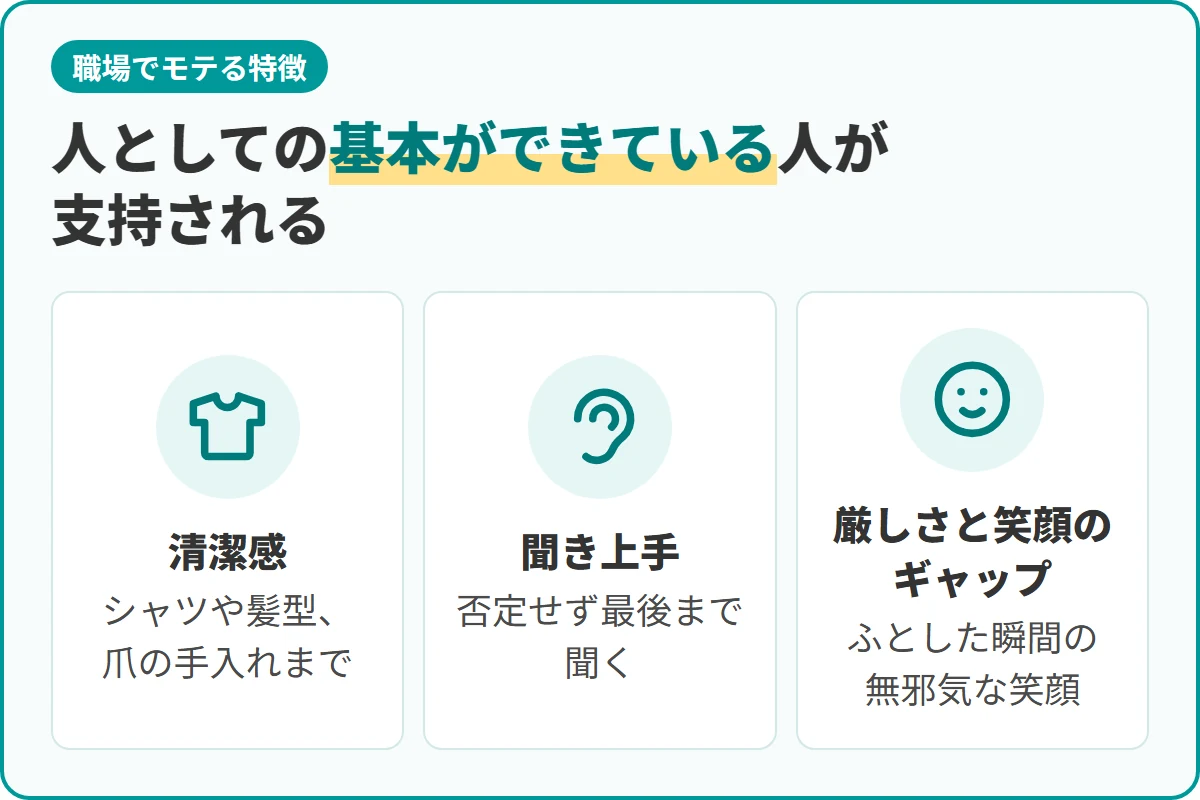 人としての基本ができている人が支持される