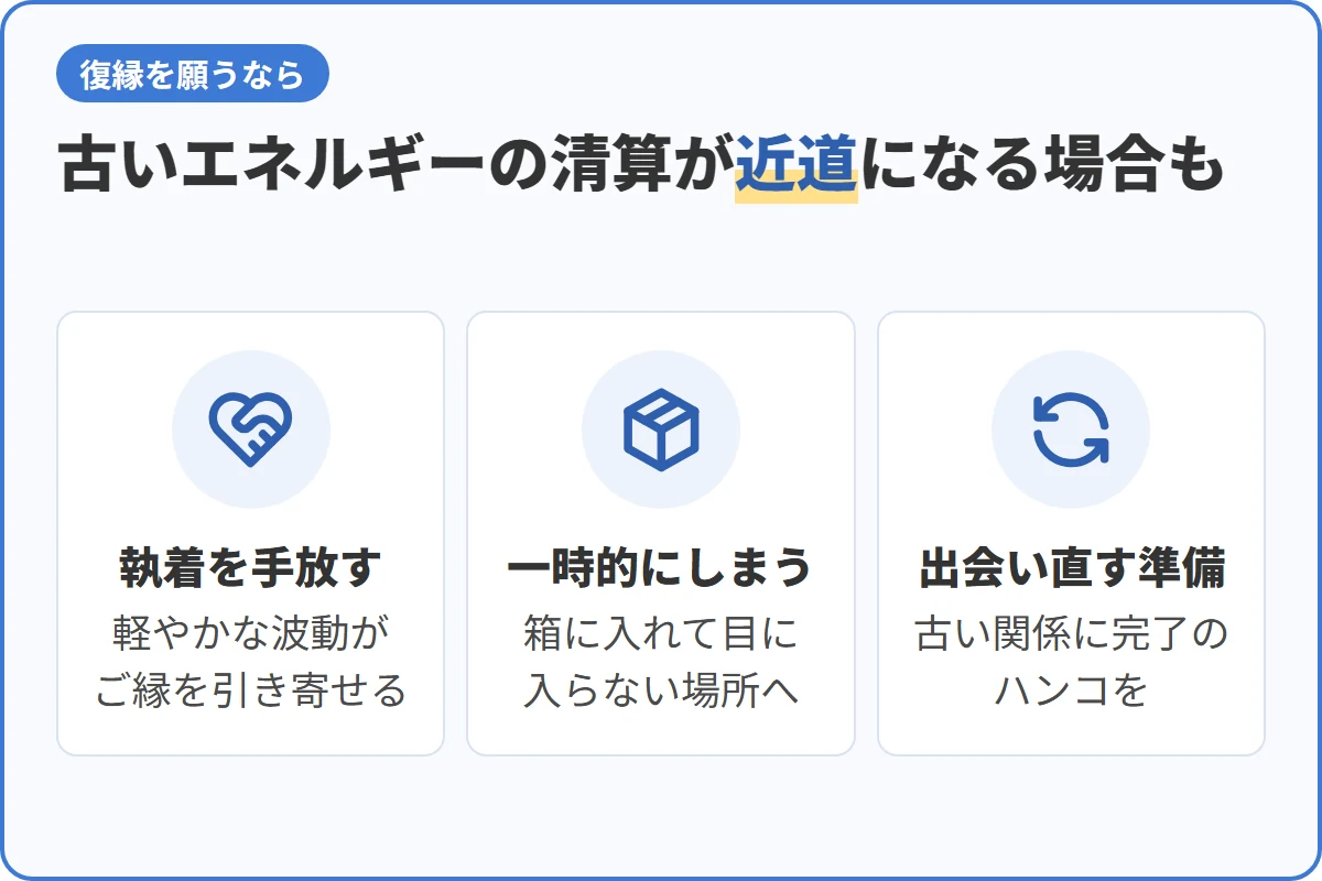 古いエネルギーの清算が近道になる場合も