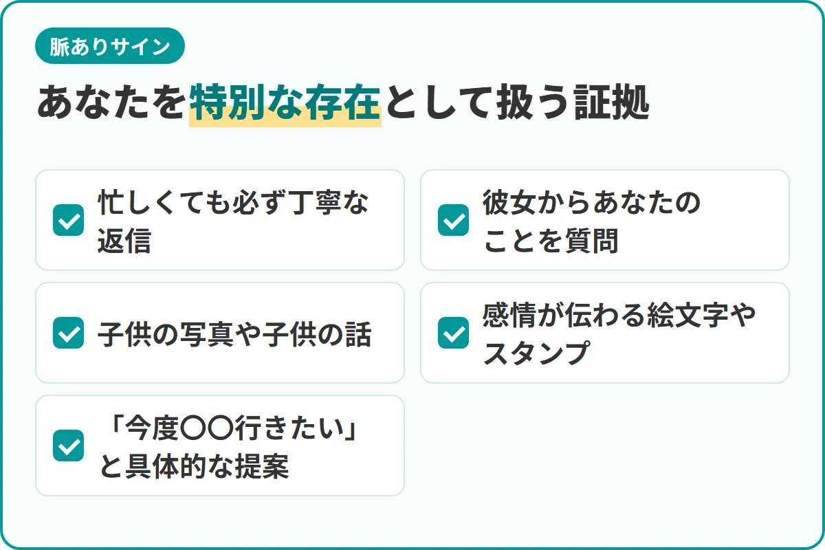 あなたを特別な存在として扱う証拠