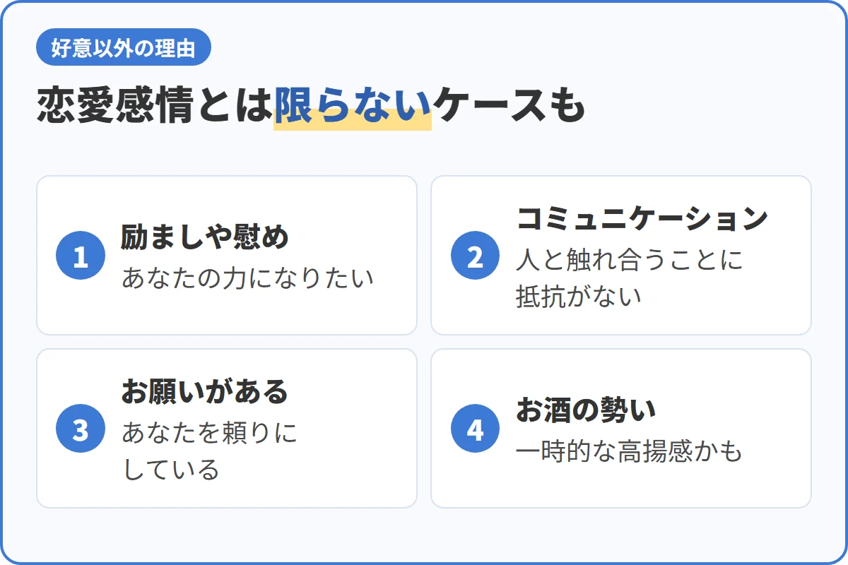 恋愛感情とは限らないケースも