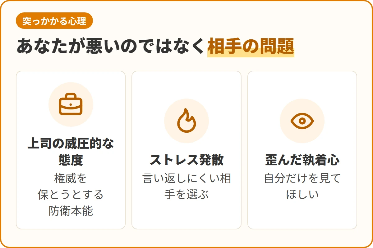 あなたが悪いのではなく相手の問題